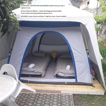 Luksustelt Deux Tentes Confortables Dans Un Joli Jardin Idealement Situe *